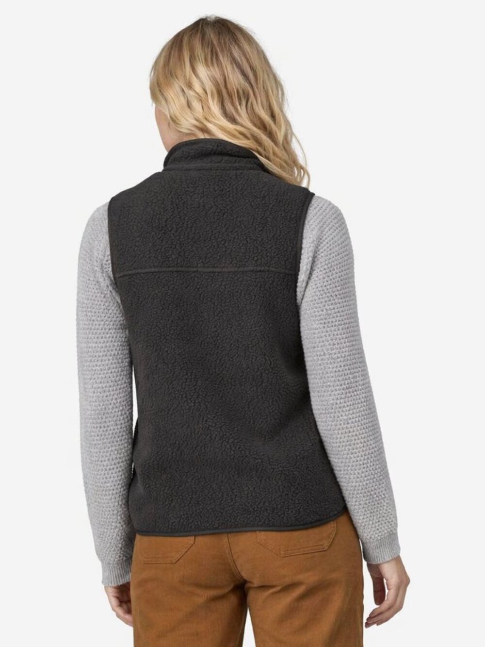Patagonia Retro Pile Vest Ink Black Size XL Fleece - Picture 6 of 13